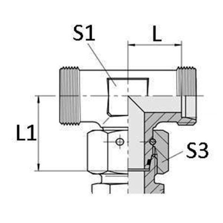Té orientable GOPART ETSD12LP050GP