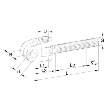 Tête de chape WALTERSCHEID 1203631