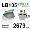 Courroie 16.5mm x 2679mm - LB105