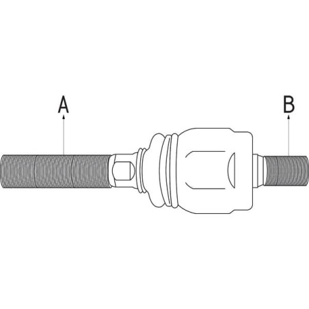 Tête de rotule SPICER DANA 7402445003