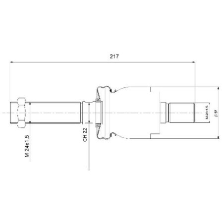 Tête de rotule SPICER DANA 7332445002