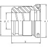 Tête de vérin UNIVERSEL DC2904013028VM