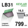 Courroie 16.5mm x 799mm - LB31