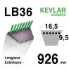 Courroie 16.5mm x 926mm - LB36