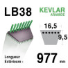 Courroie 16.5mm x 977mm - LB38