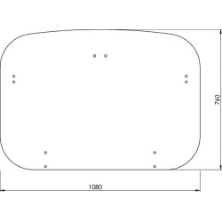Vitre de cabine avant UNIVERSEL 7700075945N