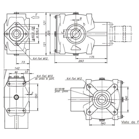 Boîtier de transmission BERMA RT14540