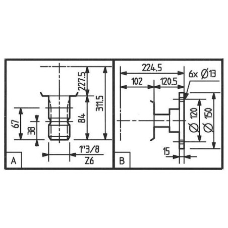 Boîtier de transmission COMER 262309