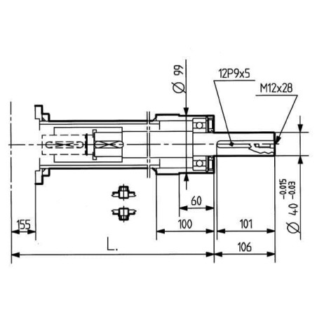 Boîtier de transmission COMER 311731