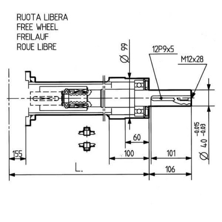 Boîtier de transmission COMER 311731