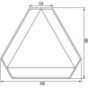 Triangle de signalisation HELLA 8RW341235017