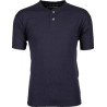 Tee-shirt à boutons noir 5XL UNIVERSEL KW207810001066