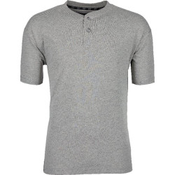 Tee-shirt boutons gris chiné 5XL UNIVERSEL KW207810066066