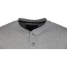 Tee-shirt boutons gris chiné 5XL UNIVERSEL KW207810066066