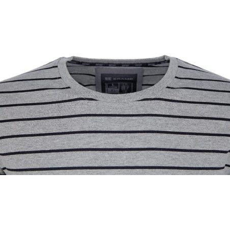 Tee-shirt gris-noir chiné L UNIVERSEL KW207820068050