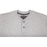 Tee-shirt ML boutons gris chiné S UNIVERSEL KW207811066046
