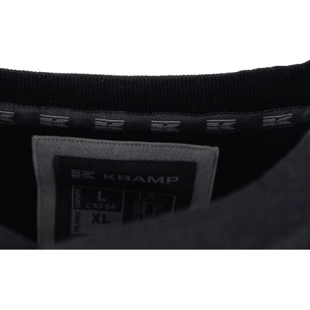 Tee-shirt ML boutons noir 2XL UNIVERSEL KW207811001056