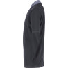 Tee-shirt polo noir-gris taille 2XL UNIVERSEL KW106730089056