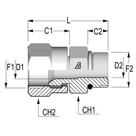 Adaptateur ALFAGOMMA FMUN0704