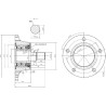Unité palier NSK AHU30140A01