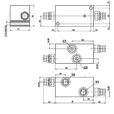 Valve FLUIDPRESS FPO150DD34L35