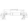 Vérin à gaz STABILUS CA760005