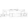 Vérin à gaz STABILUS CA703702