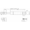 Vérin à gaz STABILUS CA641200