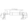 Vérin à gaz STABILUS CA903442