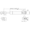 Vérin à gaz L500-250N STABILUS CA5799CU