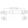 Vérin à gaz L550-180N STABILUS CA858595