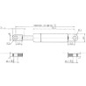 Vérin à gaz L580-400N STABILUS CA084778