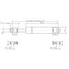 Vérin à gaz L585,5-800N STABILUS CA094978