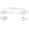 Vérin à gaz L605-900N STABILUS CA656356