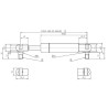 Vérin à gaz L685-500N STABILUS CA095419