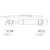 Vérin à gaz L785-500N STABILUS CA095184