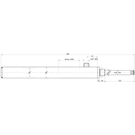 Vérin hydraulique MZ 4008900