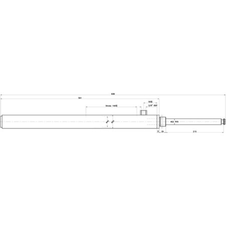 Vérin hydraulique MZ 8008901