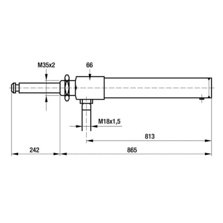 Vérin hydraulique MZ 8008900