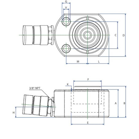 Vérin BETEX 8210050
