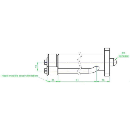 Vérin UNIVERSEL D162555CW0
