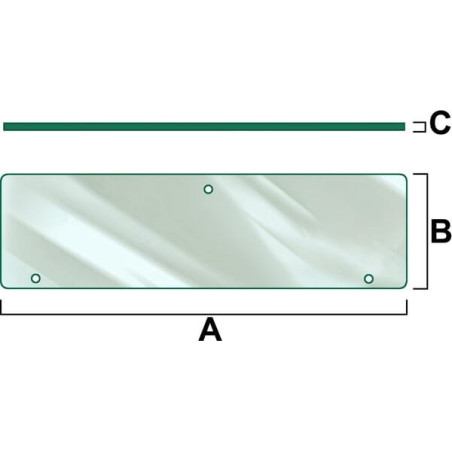 Vitre de porte VAPORMATIC VPM7176