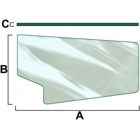 Vitre de porte VAPORMATIC VPM7174