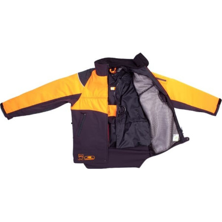 Veste bûcheron rouge-jaune taille M SIP 1SIA907M