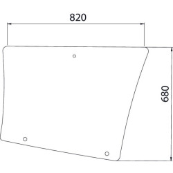 Vitre latérale UNIVERSEL 7700054133N