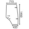 Vitre de porte UNIVERSEL D7543