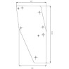 Vitre de porte UNIVERSEL D7744T