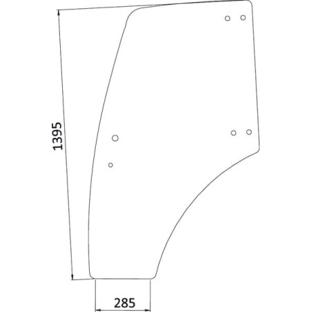 Vitre de porte UNIVERSEL 3203412N
