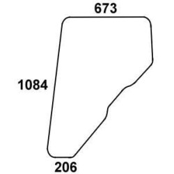 Vitre de porte UNIVERSEL RT6005010161N