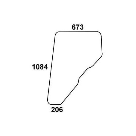 Vitre de porte UNIVERSEL RT6005010161N